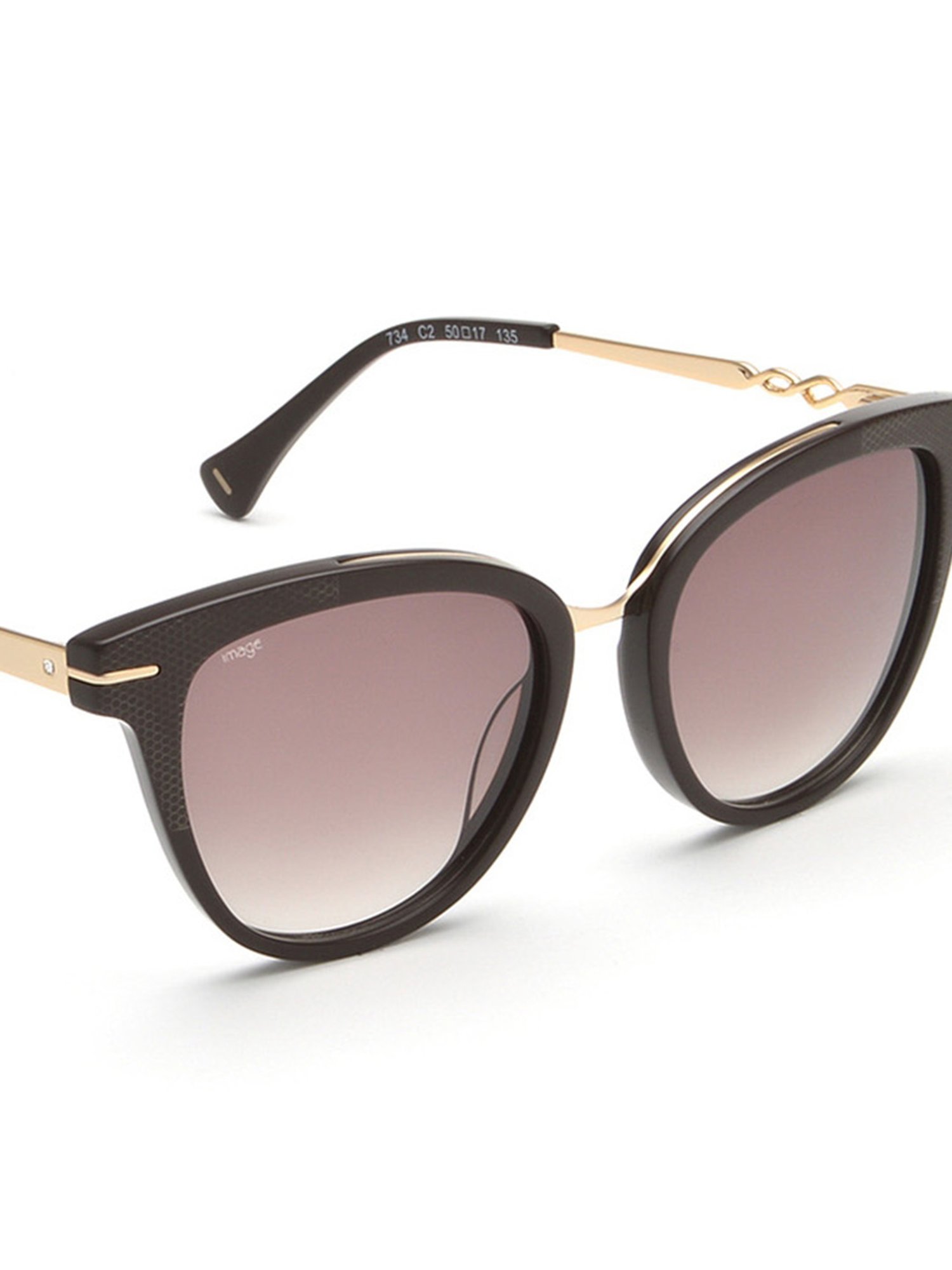 Image IMS734C2SG Brown Oval Sunglasses