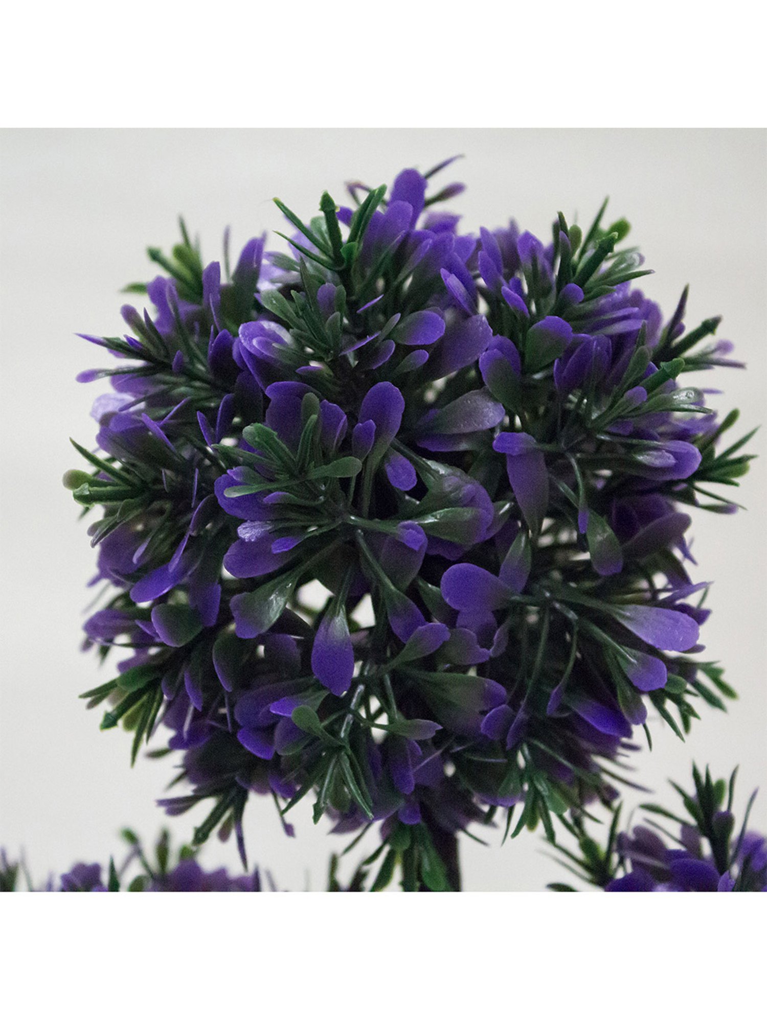 Amflix Purple Artificial Bonsai Plant With Pot