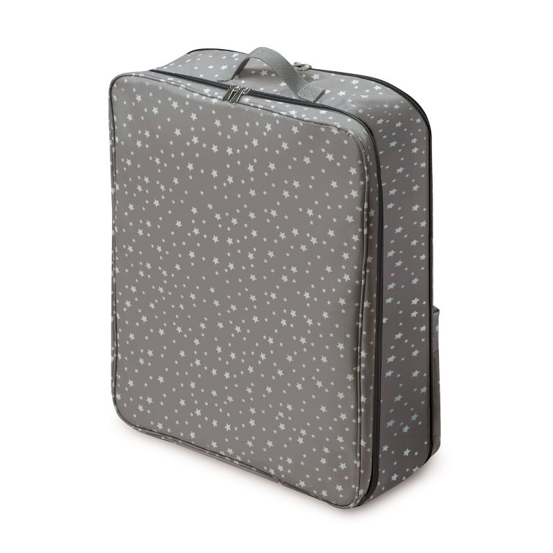 Pack Pretty Double Doll Carrier with 2 Sleeping Bags for 18" Dolls - Gray/Stars