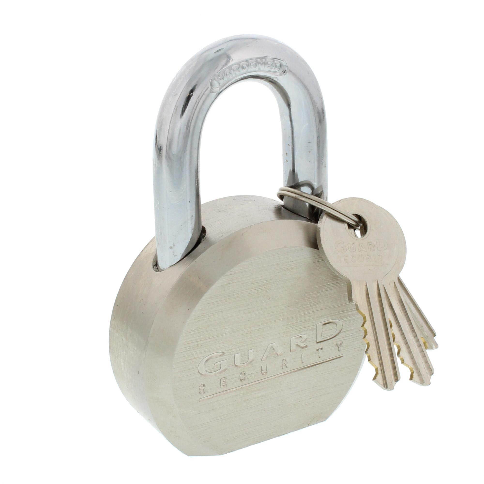 Guard Security 365 Commercial-Grade 2-5/8-inch High-Security Steel Padlock with Keys, Keyed Alike Padlock