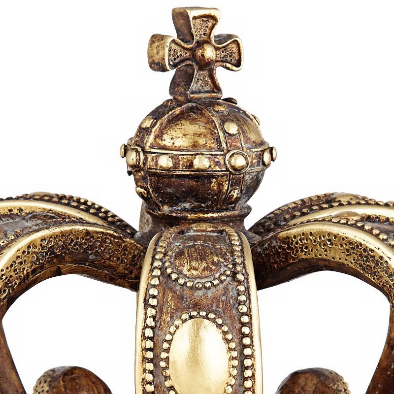 Kensington Hill Copper and Gold 6 3/4" High Crown Sculpture