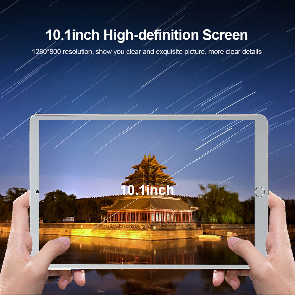 10.1'' Metal Tablet with MT6592 Eight-core Processor 1280*800 Resolution 2GB+32GB Memory Support 2G/3G Calls Green+Black EU Plug