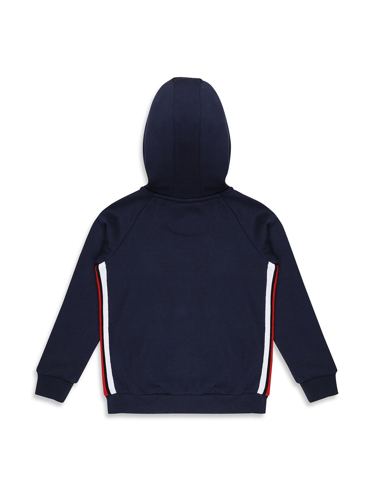 Blue Giraffe Kids Navy Applique Hoodie