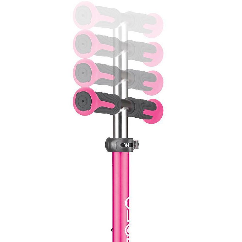 Globber Elite Deluxe Kick Scooter - Deep Pink