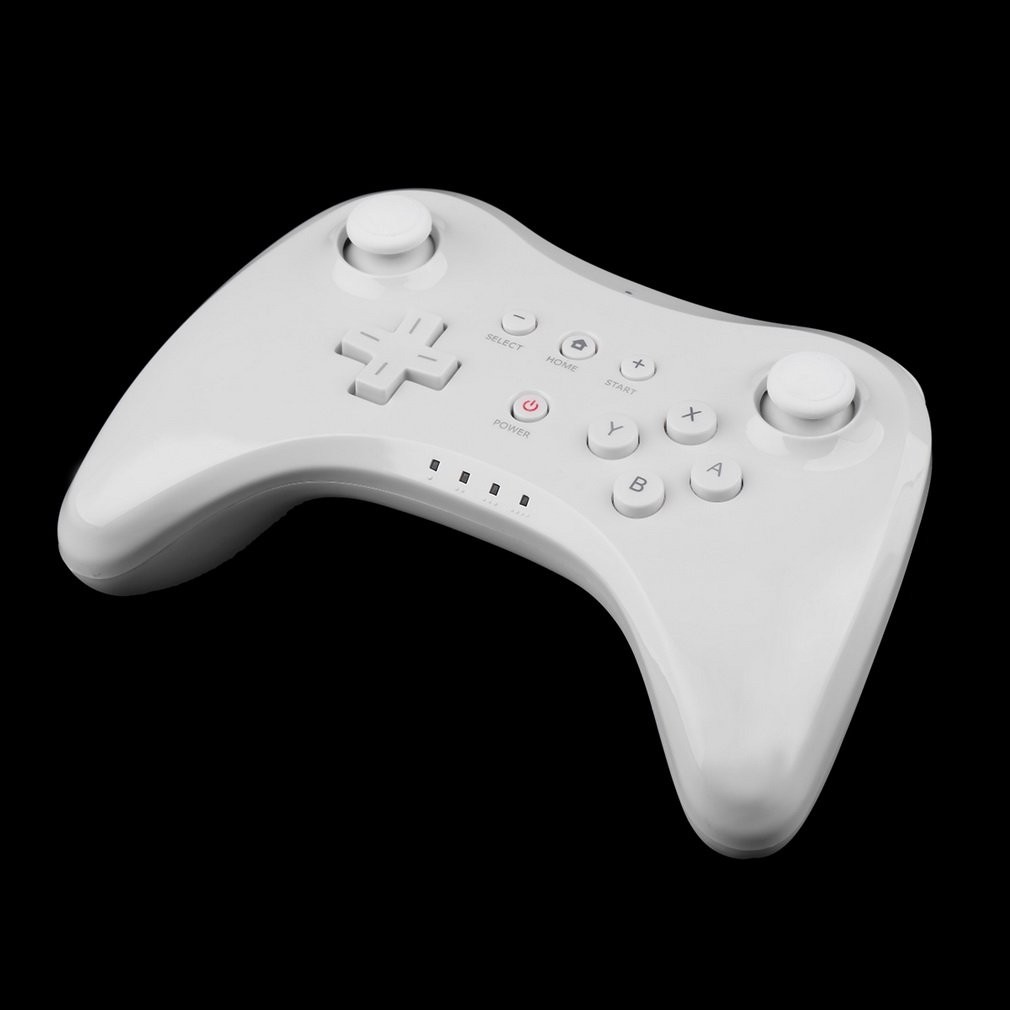 Wireless Controller Gamepad Joypad Joystick Remote Black Wireless Controller for Nintendo Wii U Pro