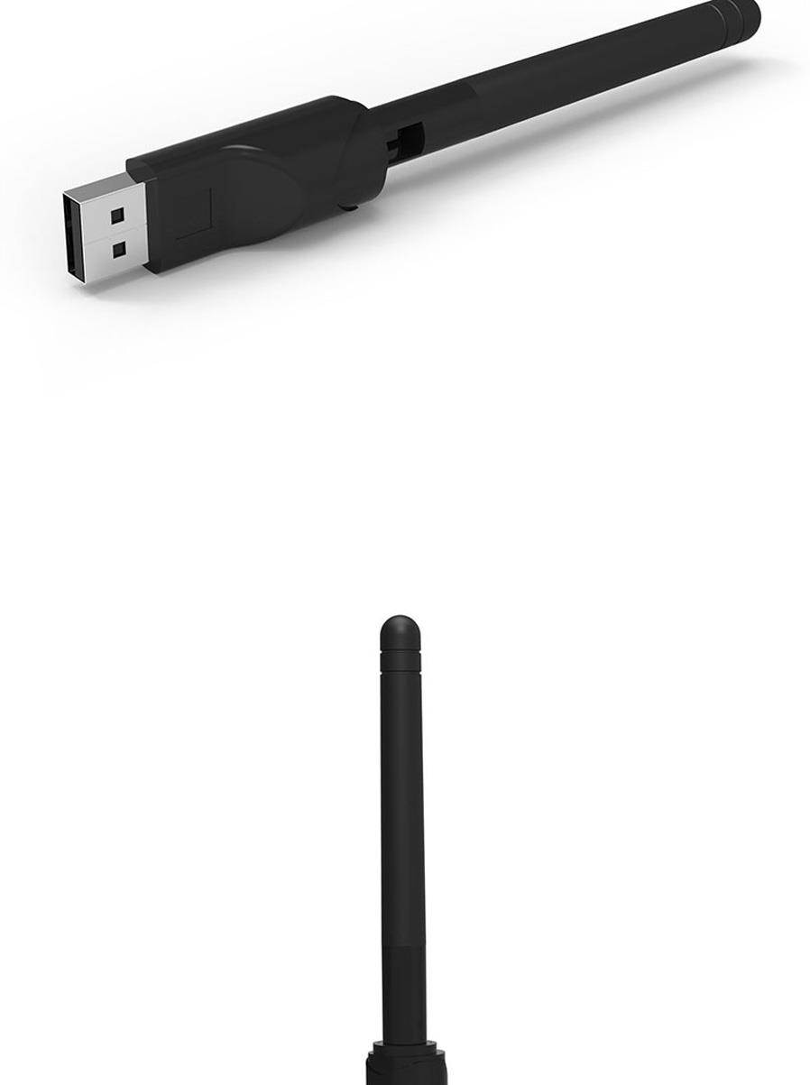 Ralink RT5370 USB 2.0 150mbps WiFi Wireless Network Card 802.11 B/g/n LAN Adapter With Rotatable Antenna Black
