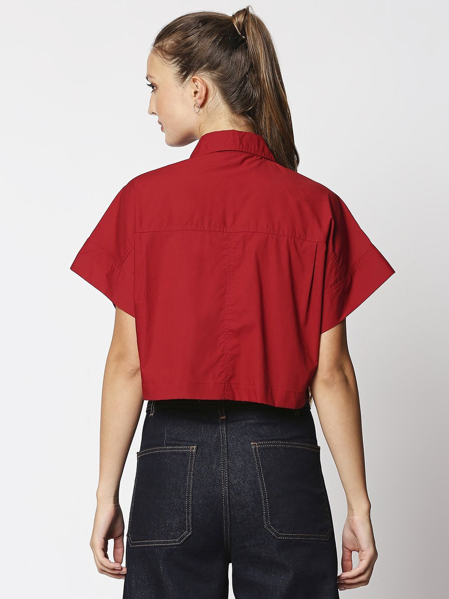 Remanika Red Pure Cotton Shirt