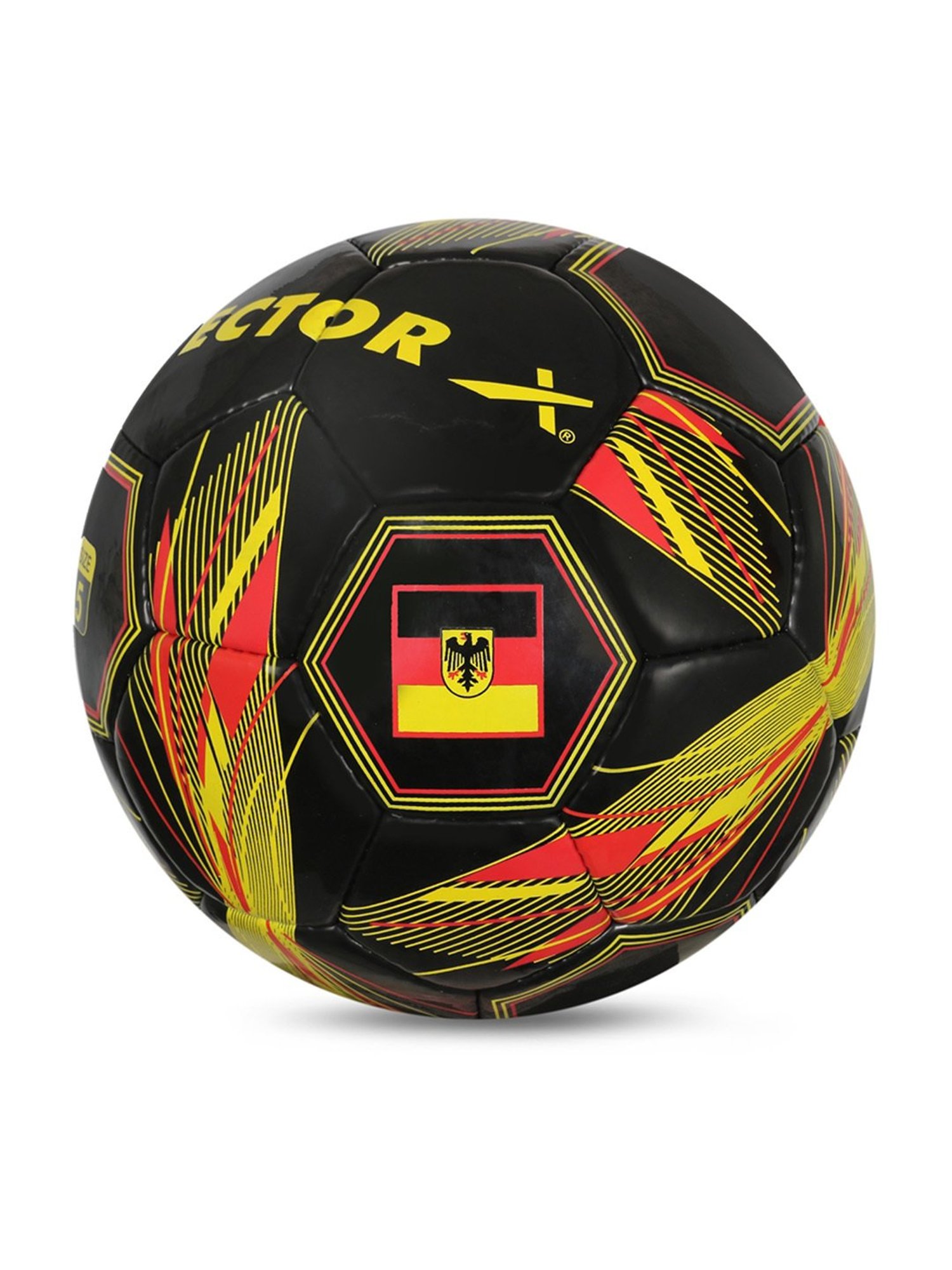 Vector X Black Football - Size 5