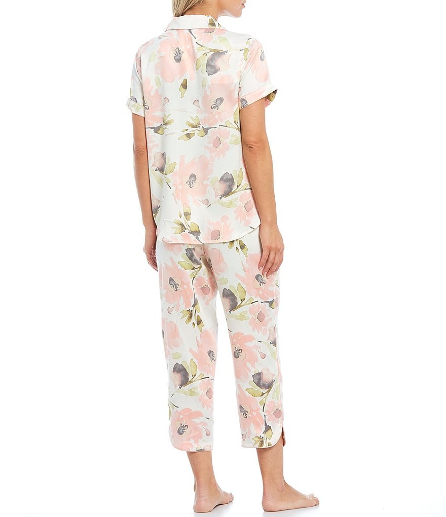 Lauren Ralph Lauren Classic Notch-Collar Sateen Coordinating Pajama Set