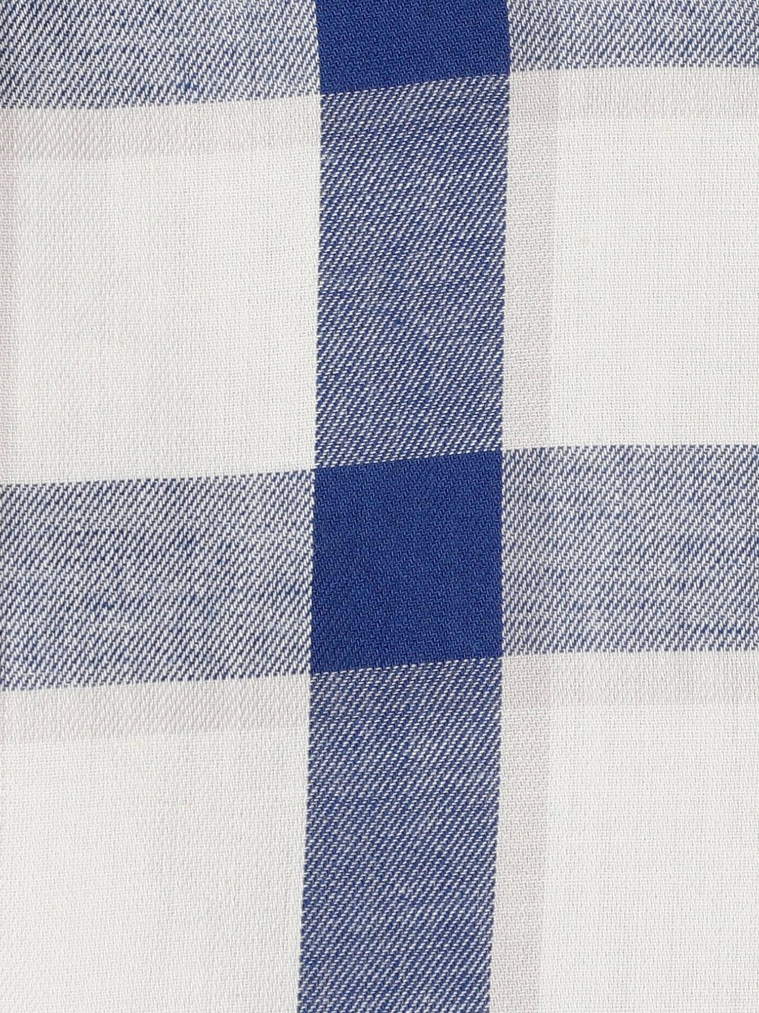 Juniors by Lifestyle Blue & White Cotton Chequered Shirt