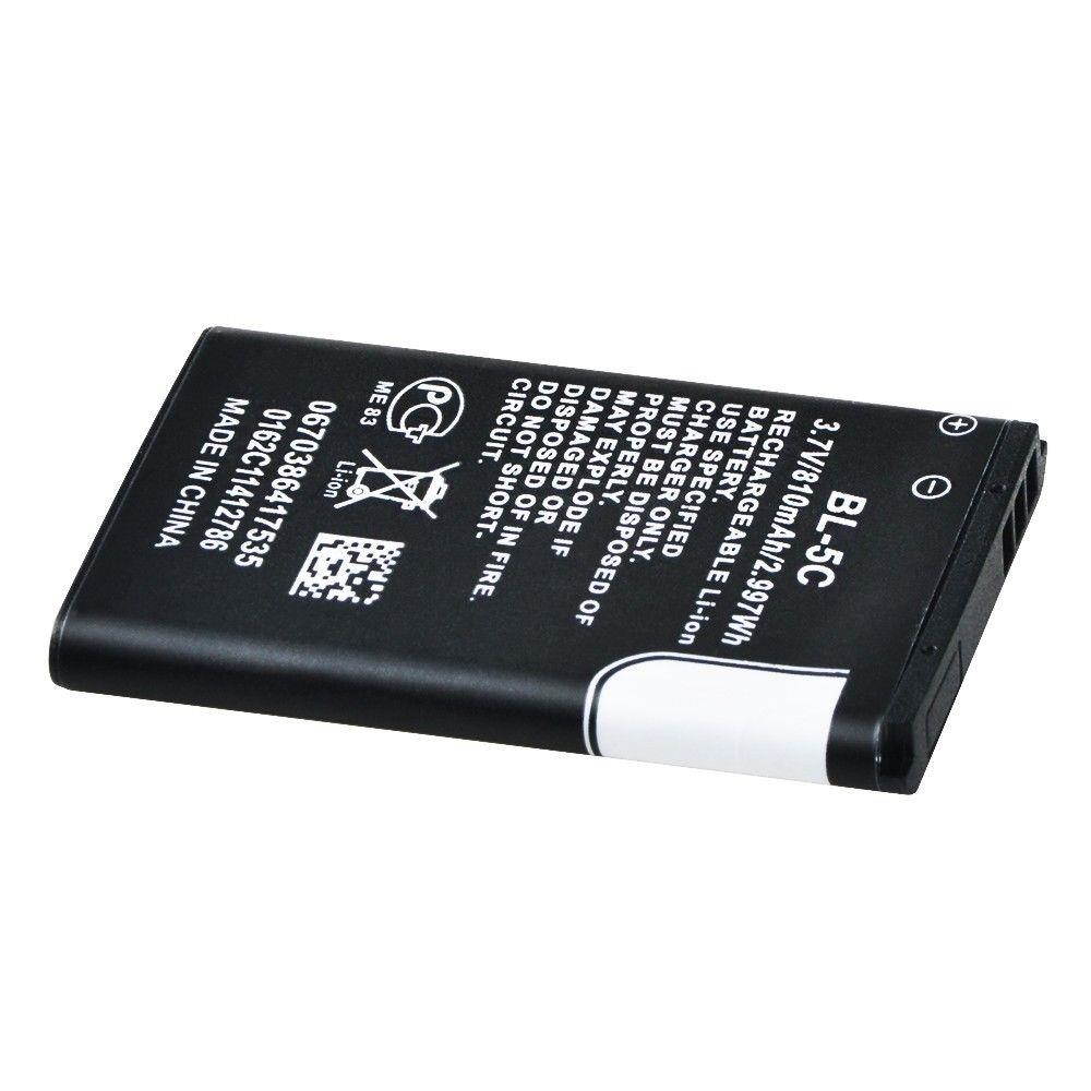 Rechargeable BL-5C Litium Battery For Kaito KA800 & KA801 Nokia Cell Phones 3.7V