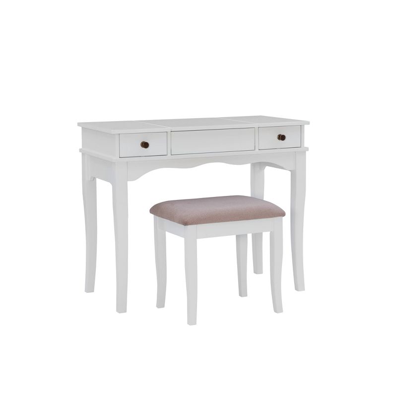 Salisbury Vanity w/Mirror White - Chique