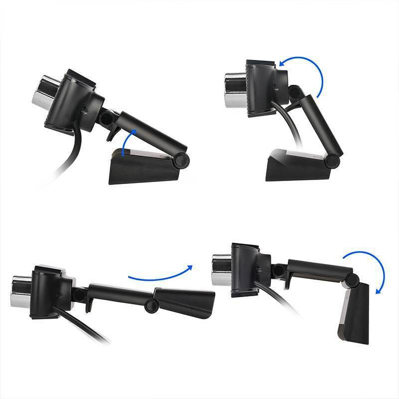 1080P HD Webcam with Microphone, Webcam for Conferencing, Laptop or Desktop Webcam, USB Computer Camera