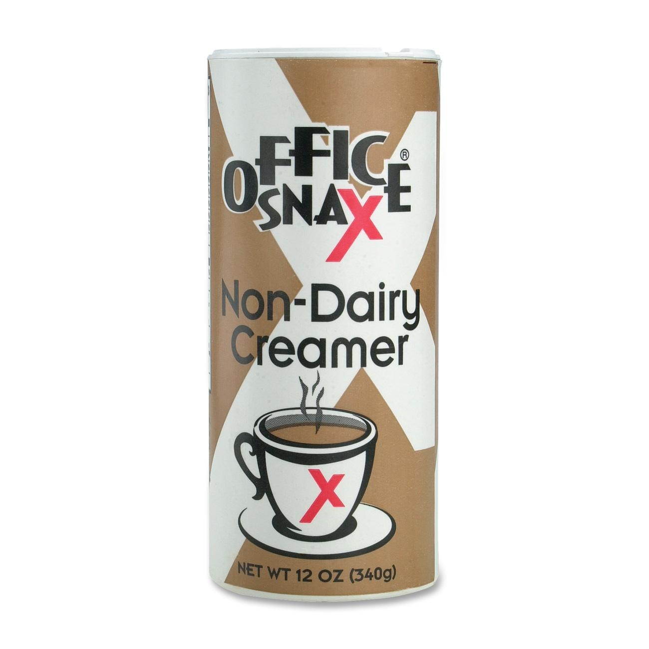 Office Snax 00020 Reclosable Canister of Powder Non-Dairy Creamer, 12-oz.