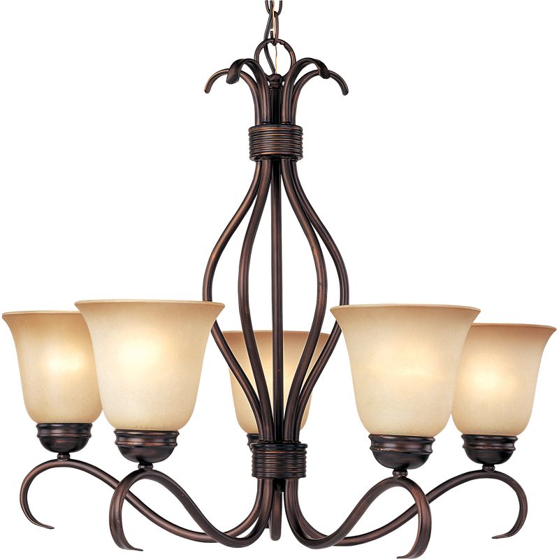 23.5" Basix 5-Light Chandelier Oil Rubbed Bronze - Maxim