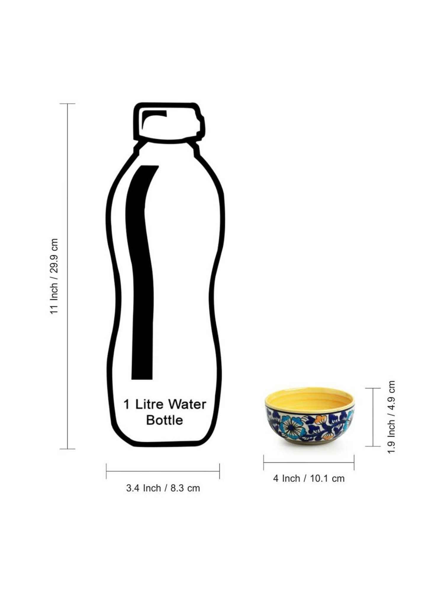 Cello White & Rust Glass Dinner Set