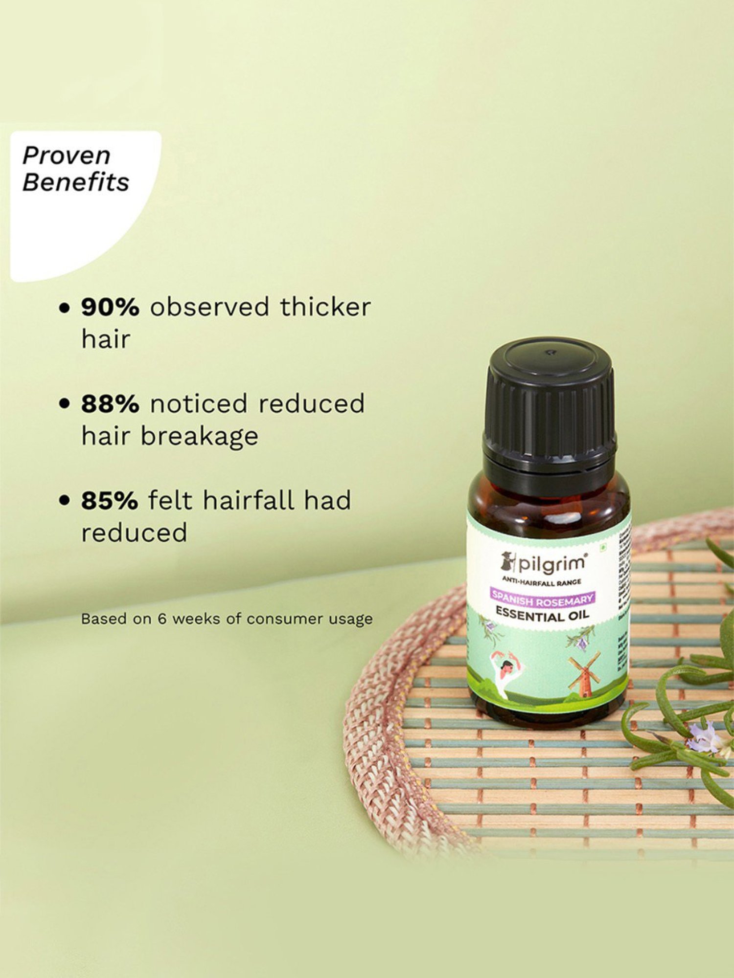 PILGRIM Spanish Rosemary Essential Oil - 10 ml