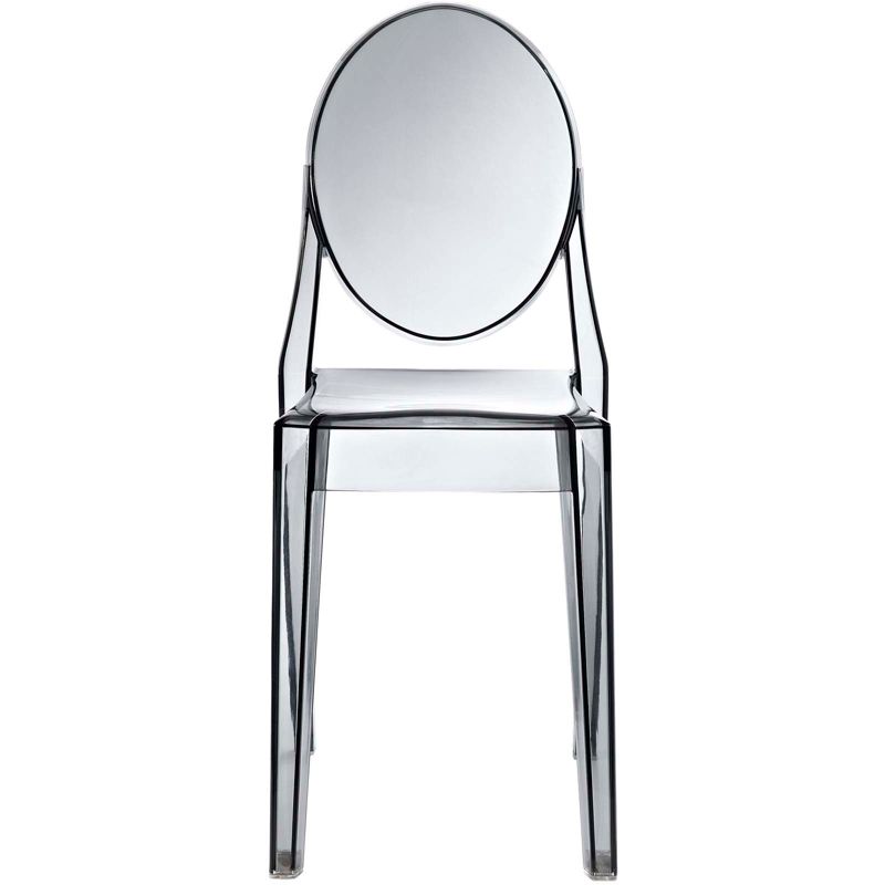 Set of 2 Casper Dining Chairs Smoke - Modway