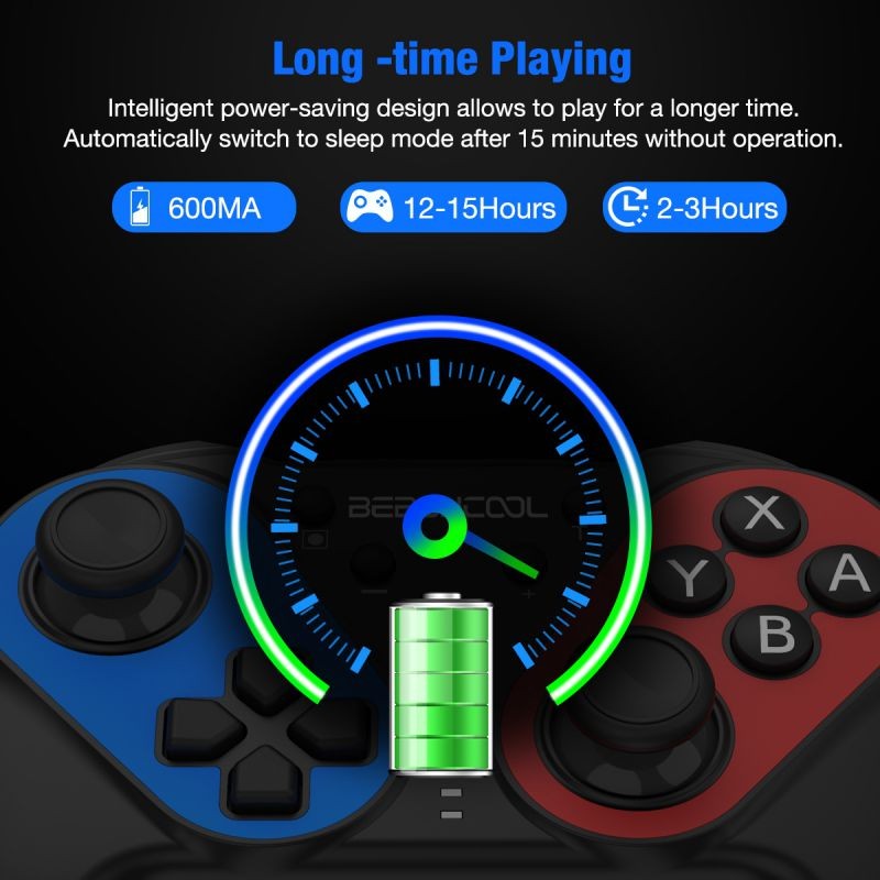 Wireless Gamepads for Switch/Switch Lite Wireless Controller for Pro Controller Gamepads Joystick Remote With Adjustable Turbo Dual Shock Gyro Axis, Compatible With Bluetooth