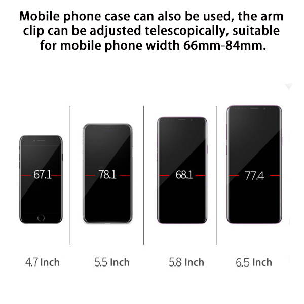 Car Wireless Charger Car Phone Holder Infrared Sensor Automatic Clamping Qi Wireless Charger Phone Holder Random Color