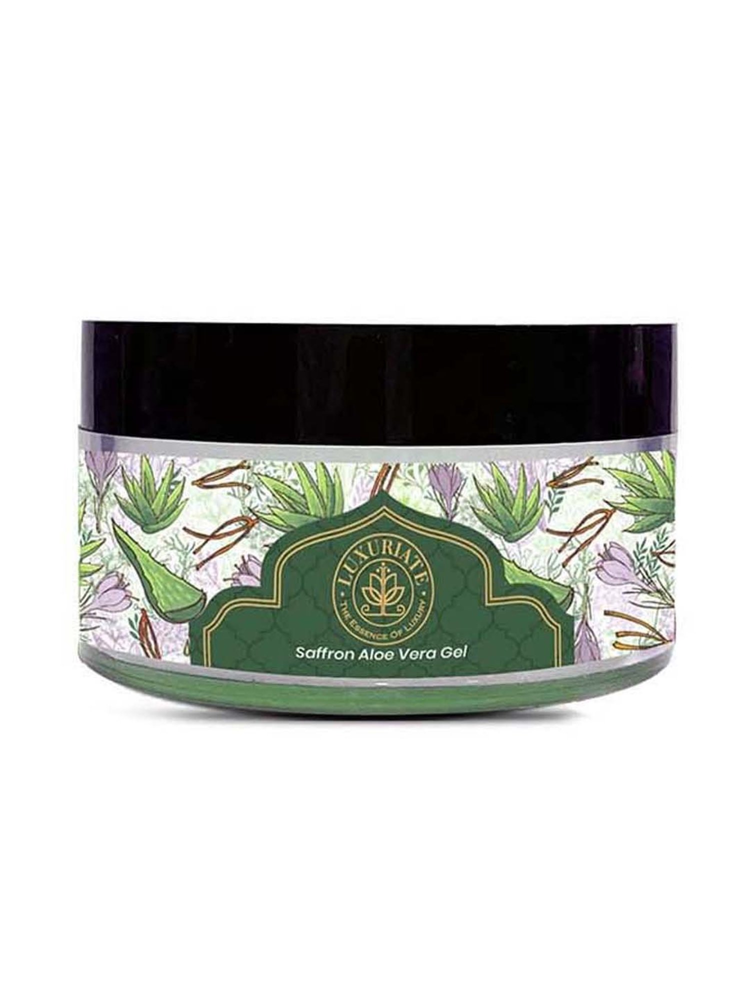 Luxuriate Natural Organic Aloe Vera Saffron Strands Gel - 100 gm