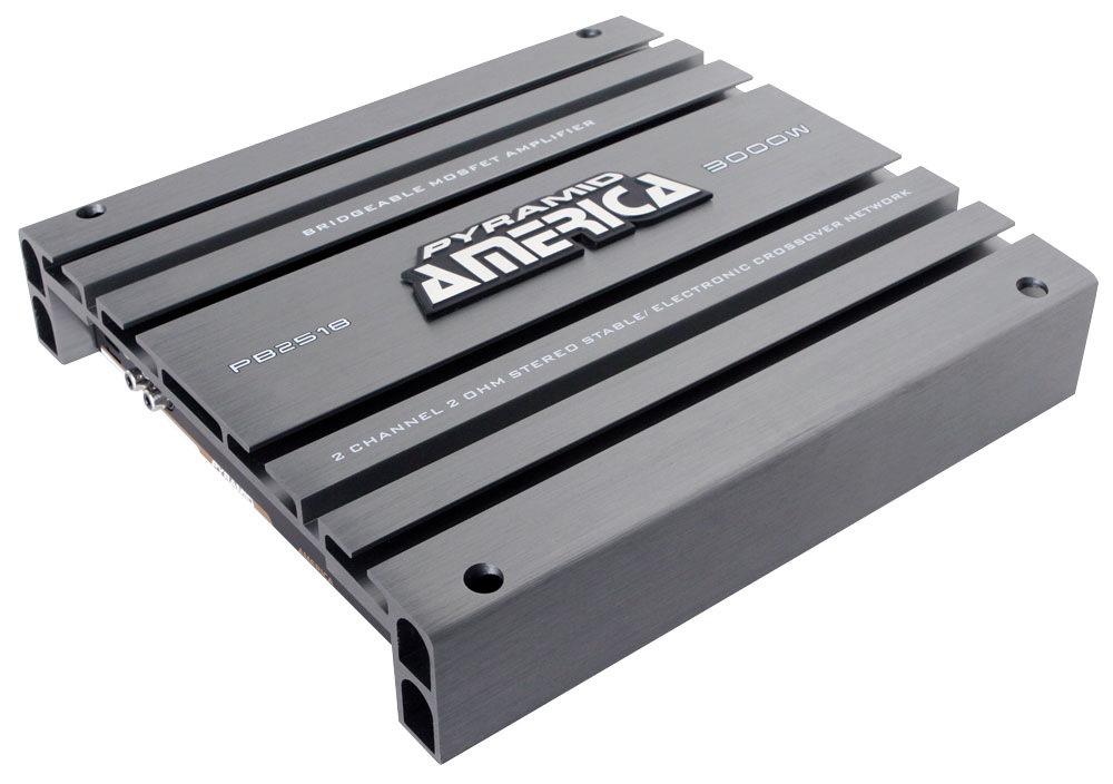 PYRAMID PB2518 3000 Watt 2-Channel Car Audio Amplifier Power Amp Stereo MOSFET