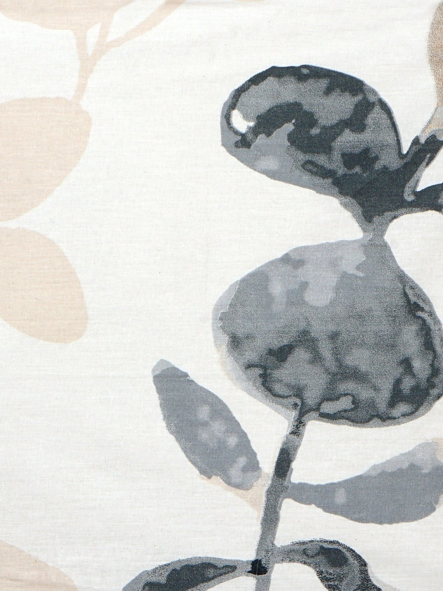 SEJ by Nisha Gupta Floral Blue 210 TC Cotton Single Bed Sheet with 1 Pillow Cover