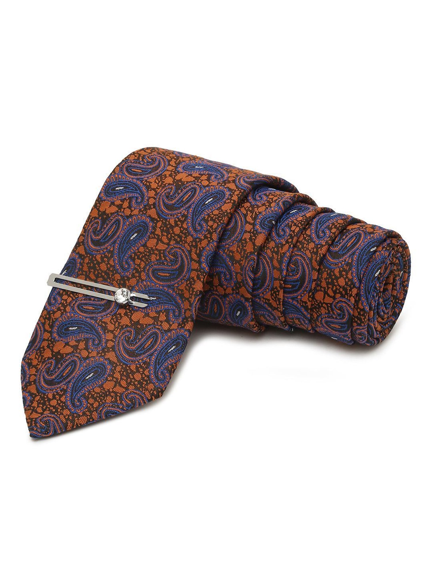 Louis Stitch Blue Printed Necktie Gift Set - Set of 3