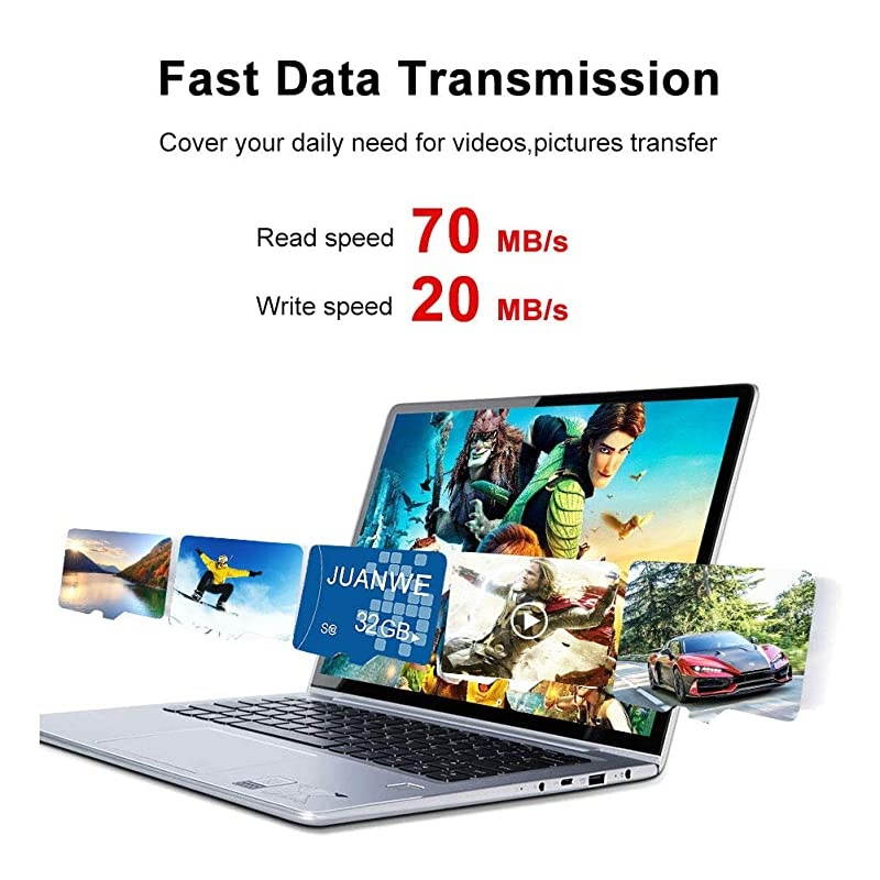 5 Pack 32GB Micro SD Card Memory Card 32GB C10 TF Card HighSpeed Card for SmartphoneBluetooth SpeakerTabletPCCamera 5 Pack