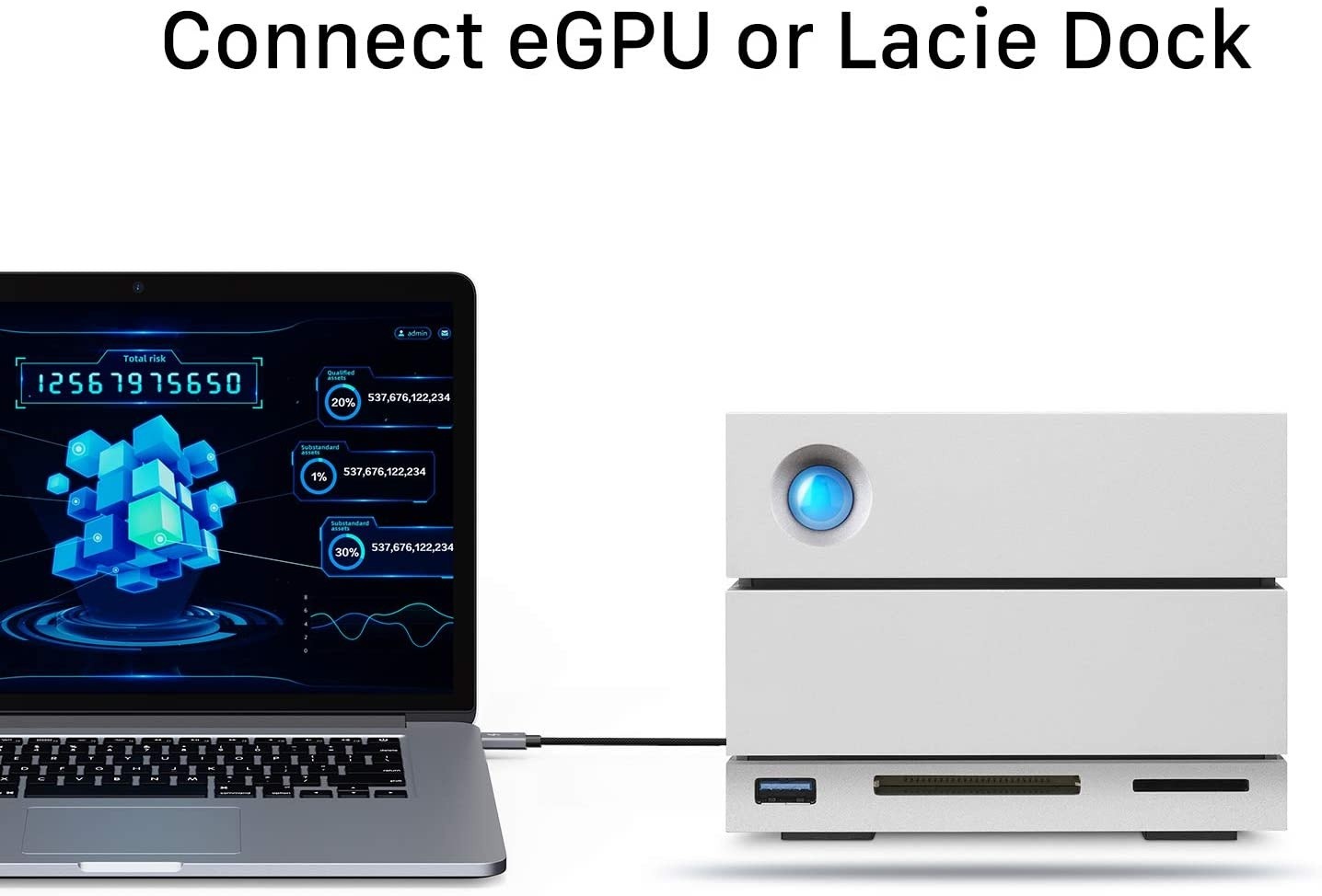 Thunderbolt 3 Cable 40Gpbs/100W/5ACabletime Thunderbolt 3 Certified USB C Cable Compatible with New MacBook Pro ThinkPad Yoga Alienware 17 and More