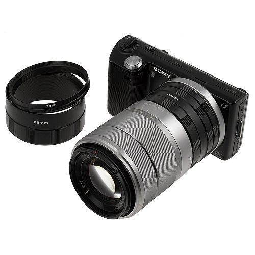 Fotodiox Macro Extension Tube Set for Sony Alpha E-Mount Mirrorless Cameras