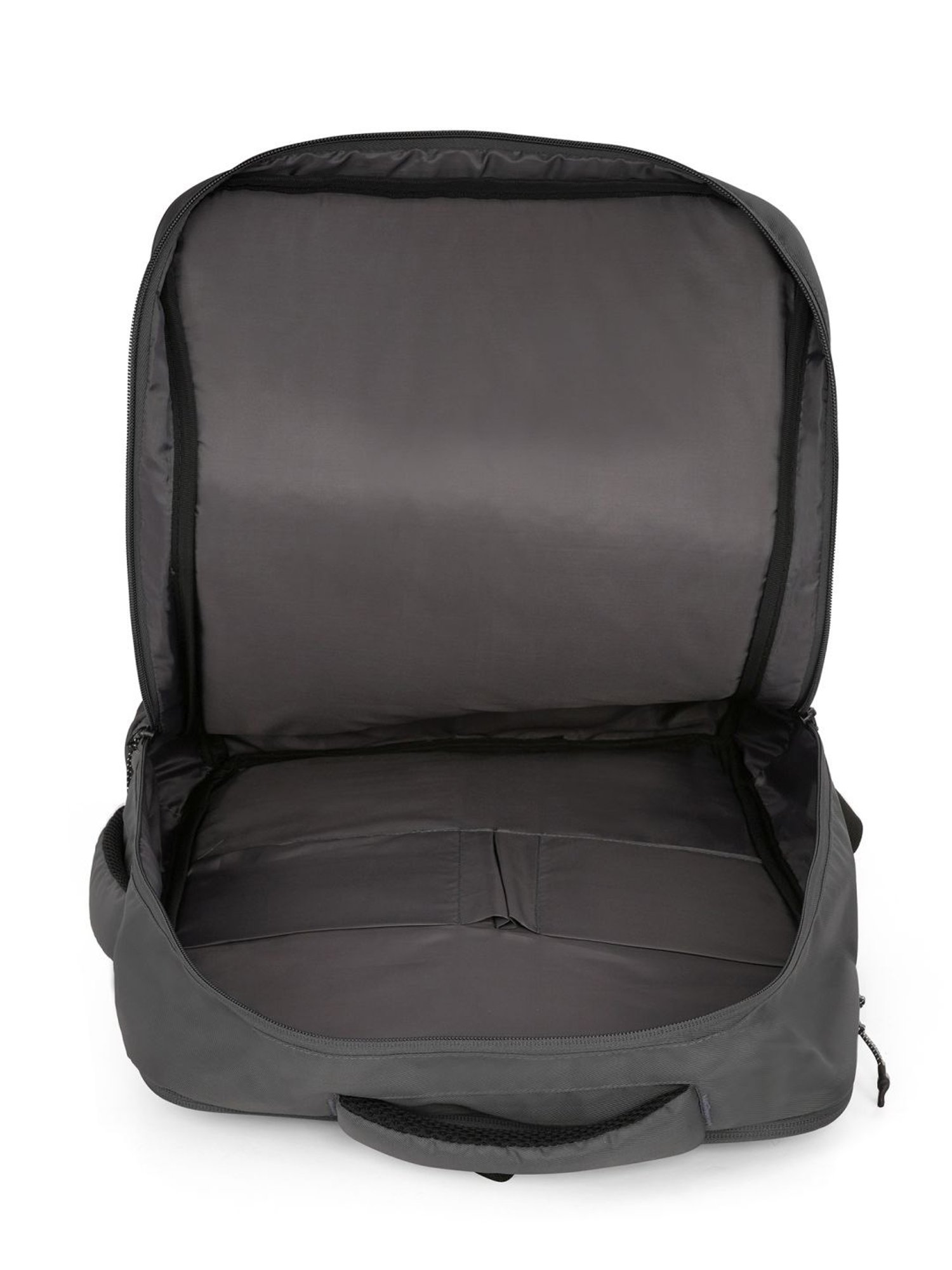 United Colors of Benetton Lennox Grey Polyester Solid Laptop Backpack - 20 Ltrs