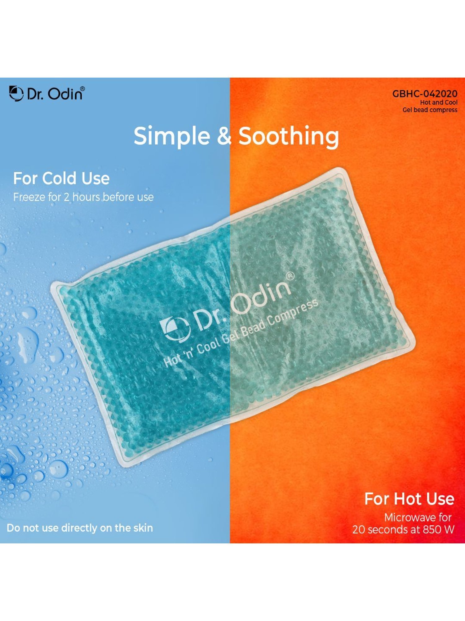Dr. Odin Gel Bead Hot and Cool Pack (Blue)