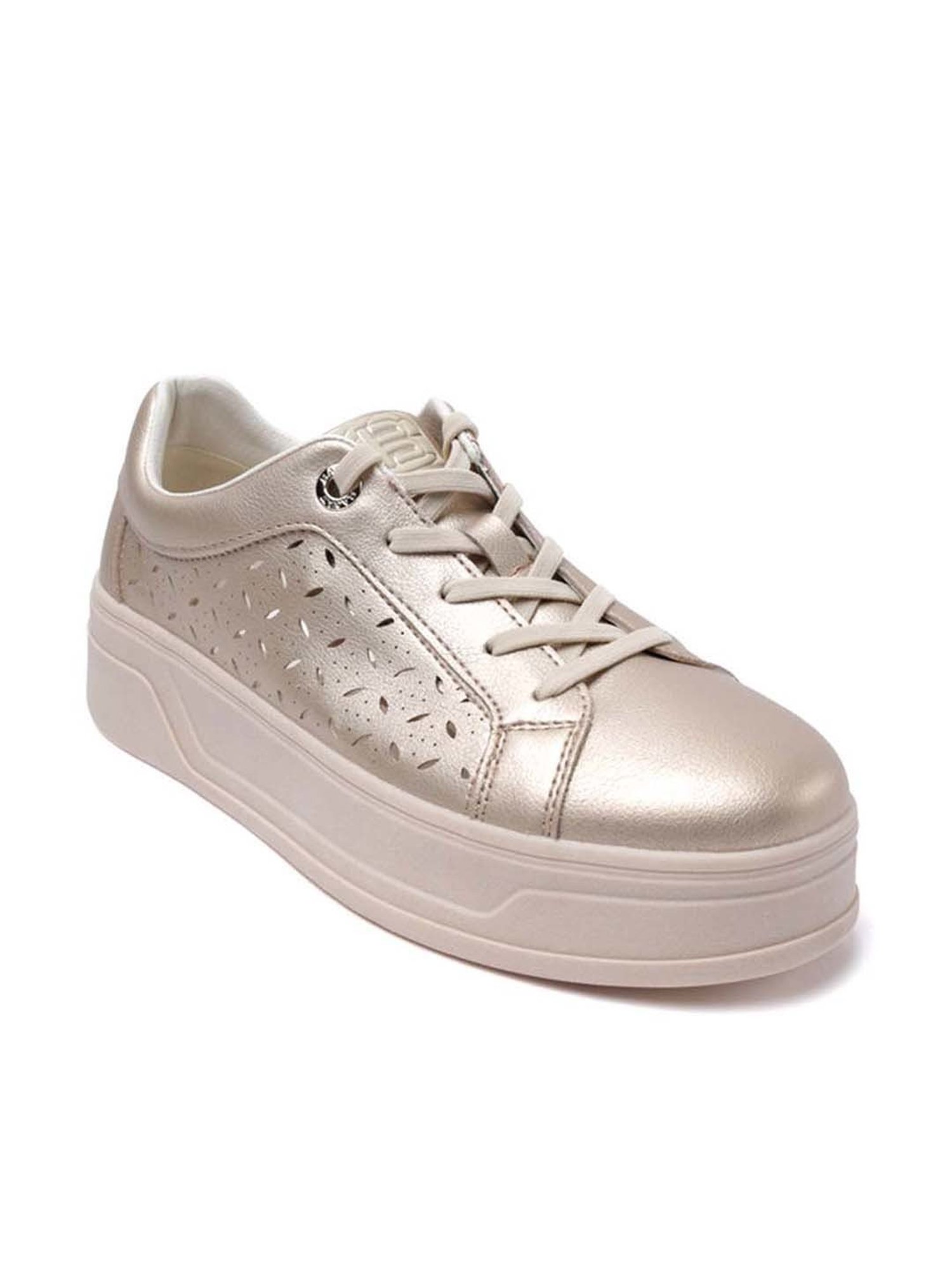 BAGATT Women's Piper Evo Gold Casual Sneakers
