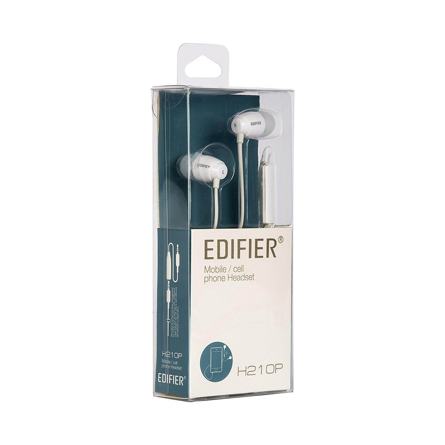 Edifier P210 In-Ear Headphones with Mic For Mobile Headset - Red