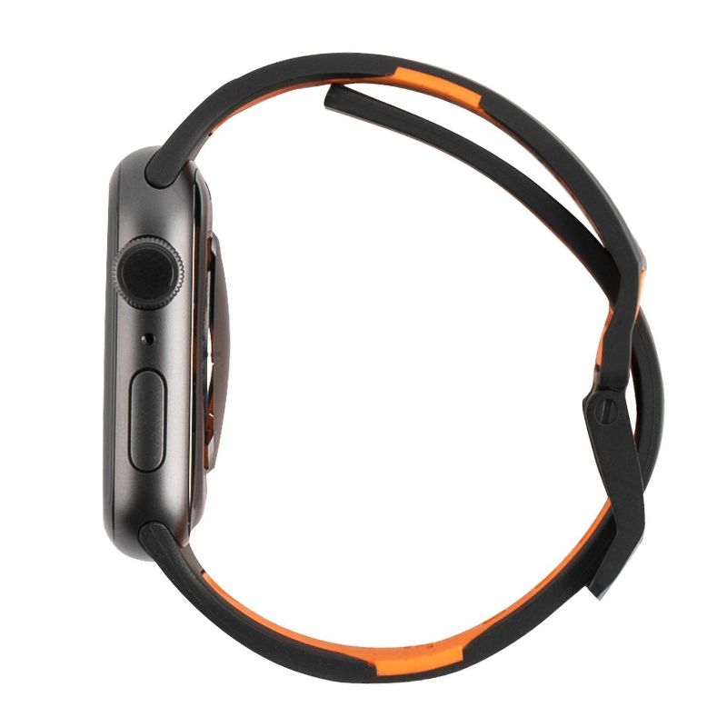 Urban Armor Gear (UAG) Apple Watch 42/44mm (Series 6/5/4 & Watch SE) Civilian Strap - Black/Orange
