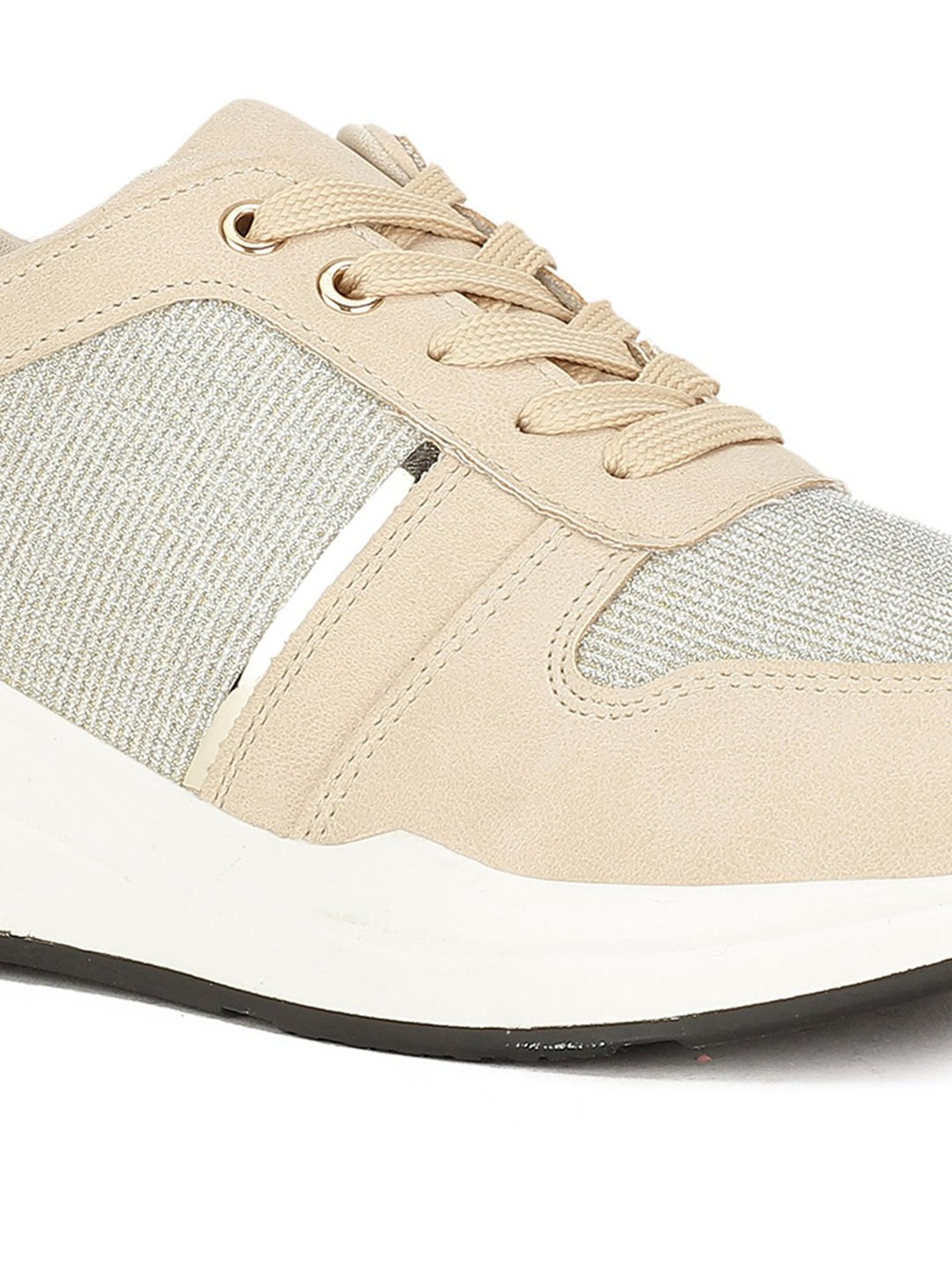 Bata Women's Beige Running Shoes