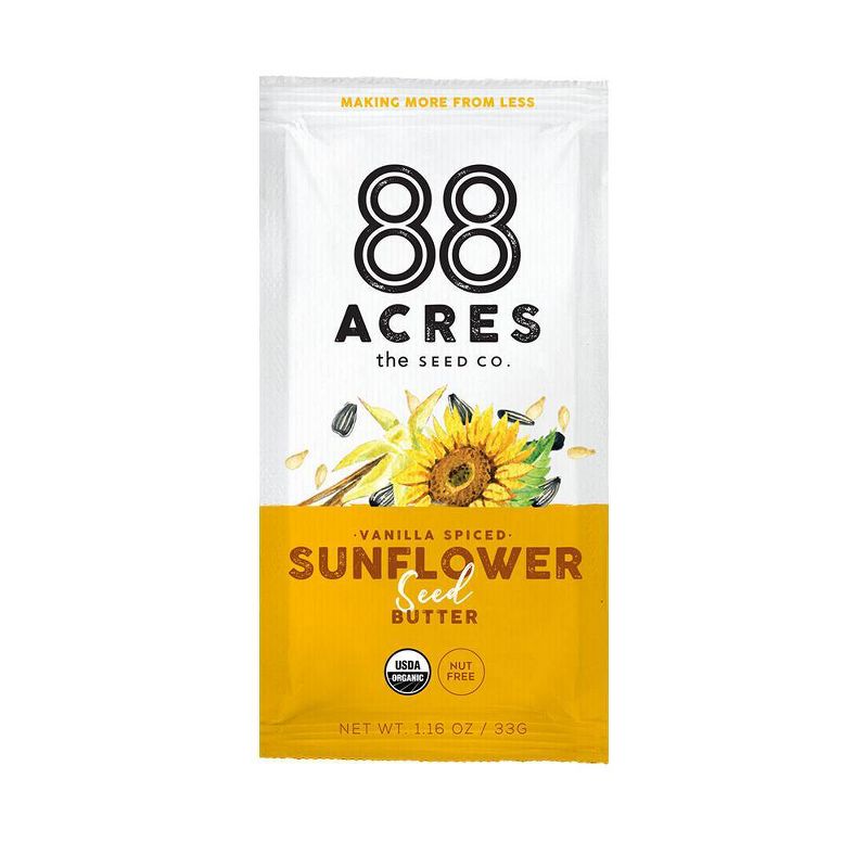 88 Acres Vanilla Spiced Sunflower Seed Butter Pouch - 1.16oz