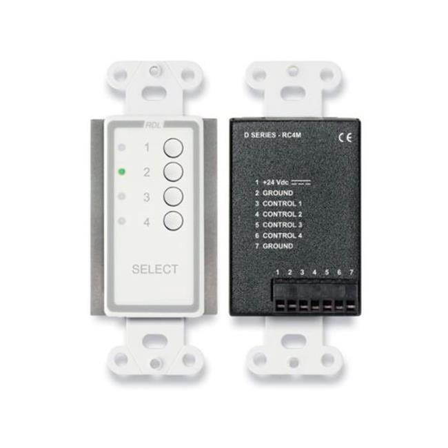 4 Channel Remote Control for RU-ASX4D and RU-ASX4DR