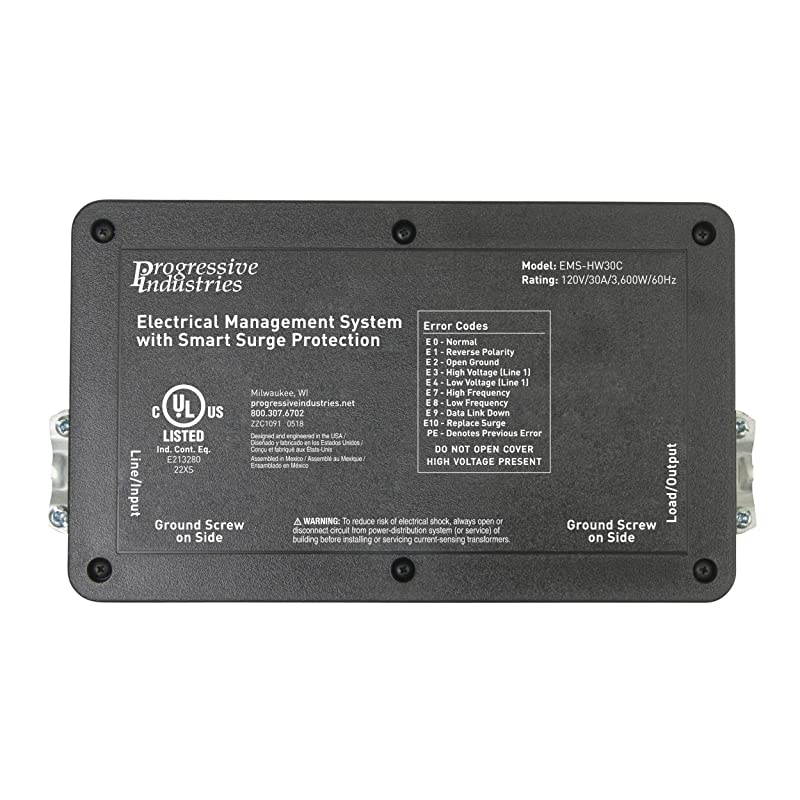 30 Amp Portable RV Smart Surge Protector (1 MIN), SSP-30X