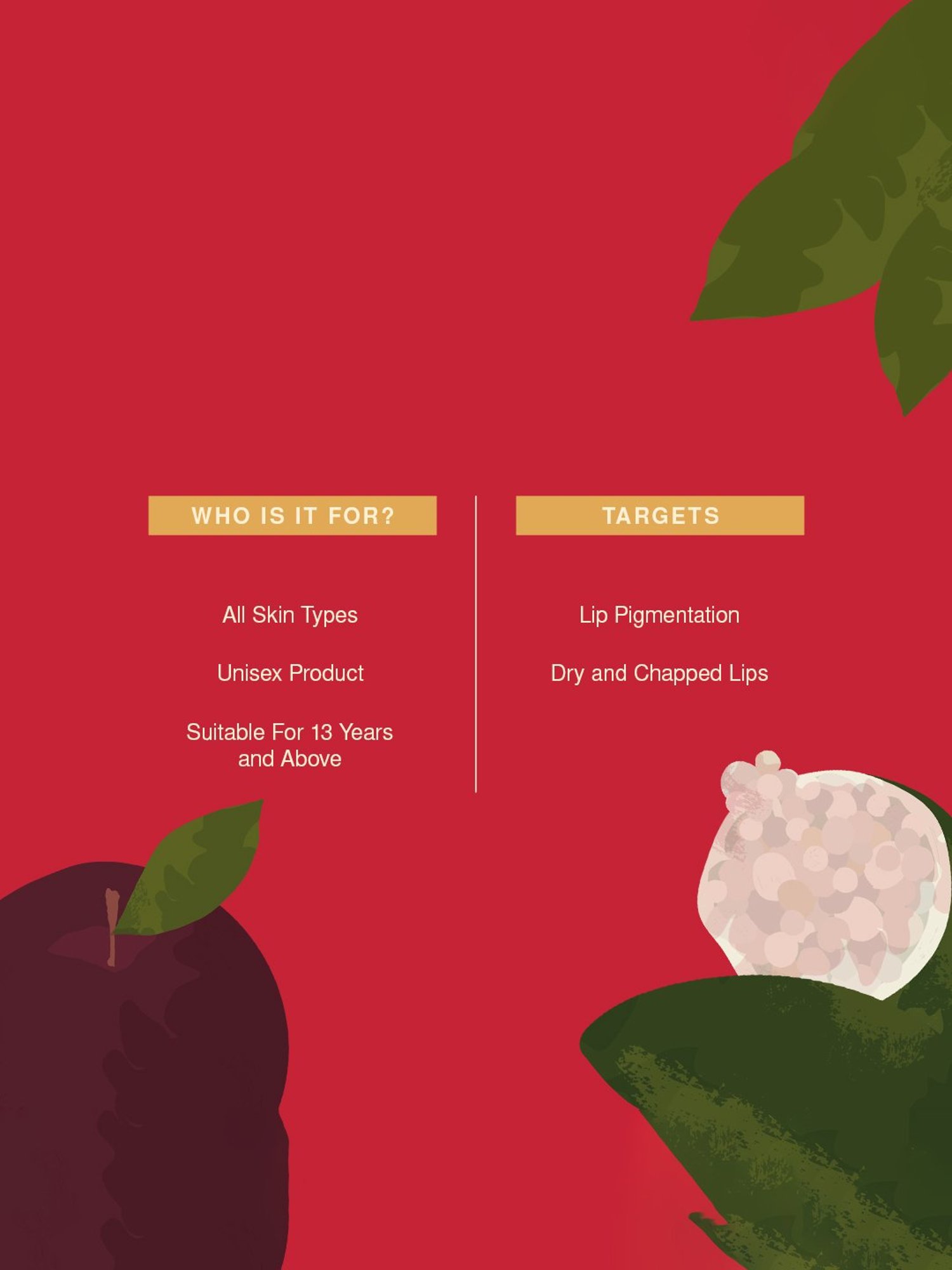 Rivona Naturals Beetroot Lip Balm - 8 gm