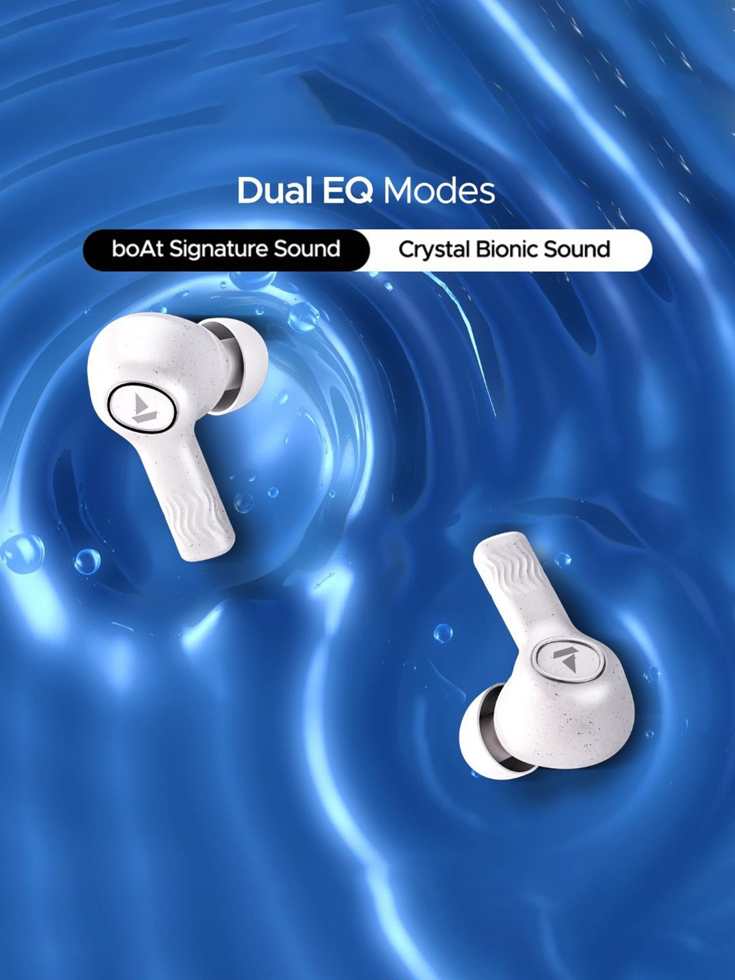 Boat Nirvana Ion IN Ear BT Earbuds with 32dB ANC & 120H Playtime (Quartz White, True Wireless)