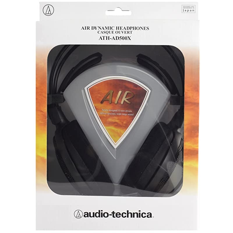 ATH-AD500X Audiophile Open-Air Headphones, Black (AUD ATHAD500X)