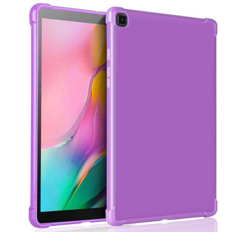 KIQ Slim & Lightweight Premium TPU Skin Case Cover for Samsung Galaxy Tab A7 10.4 2020 T500 SM-T500 [Black]