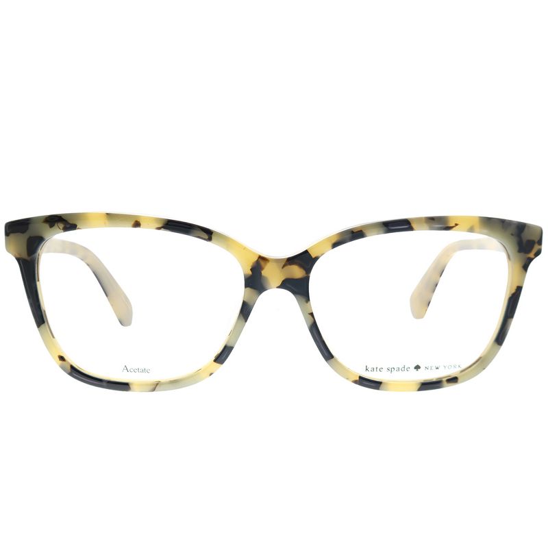 Kate Spade Jorja C1H Womens Square Eyeglasses Havana Ivory 53mm