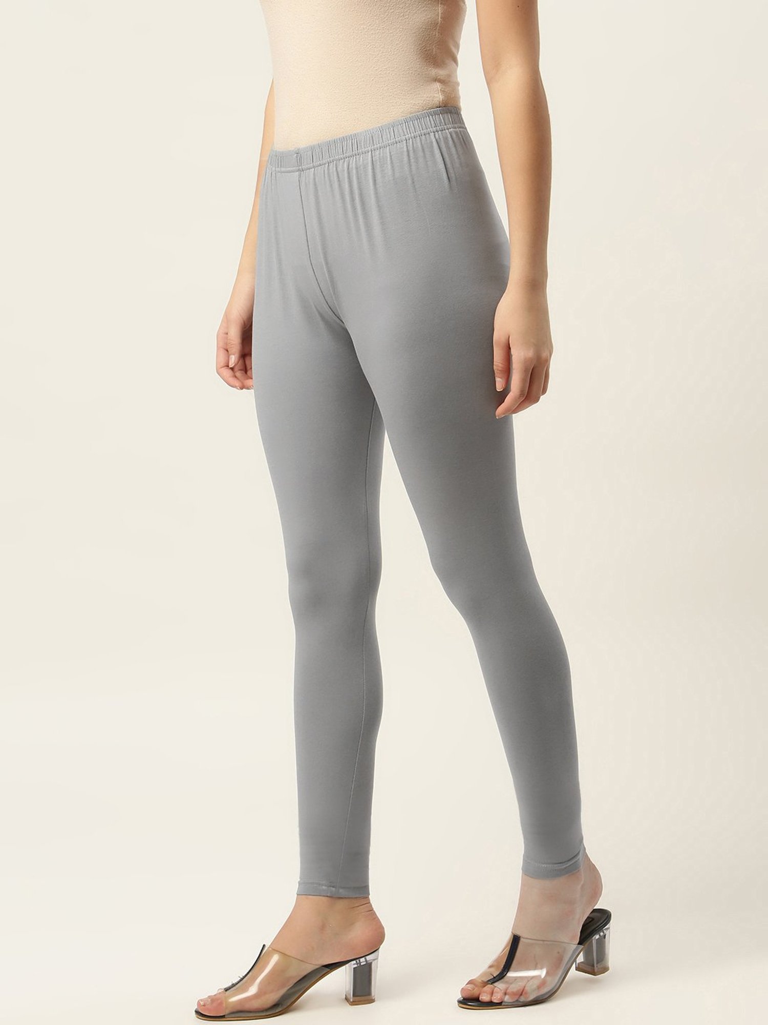Ms.Lingies Grey Cotton Leggings