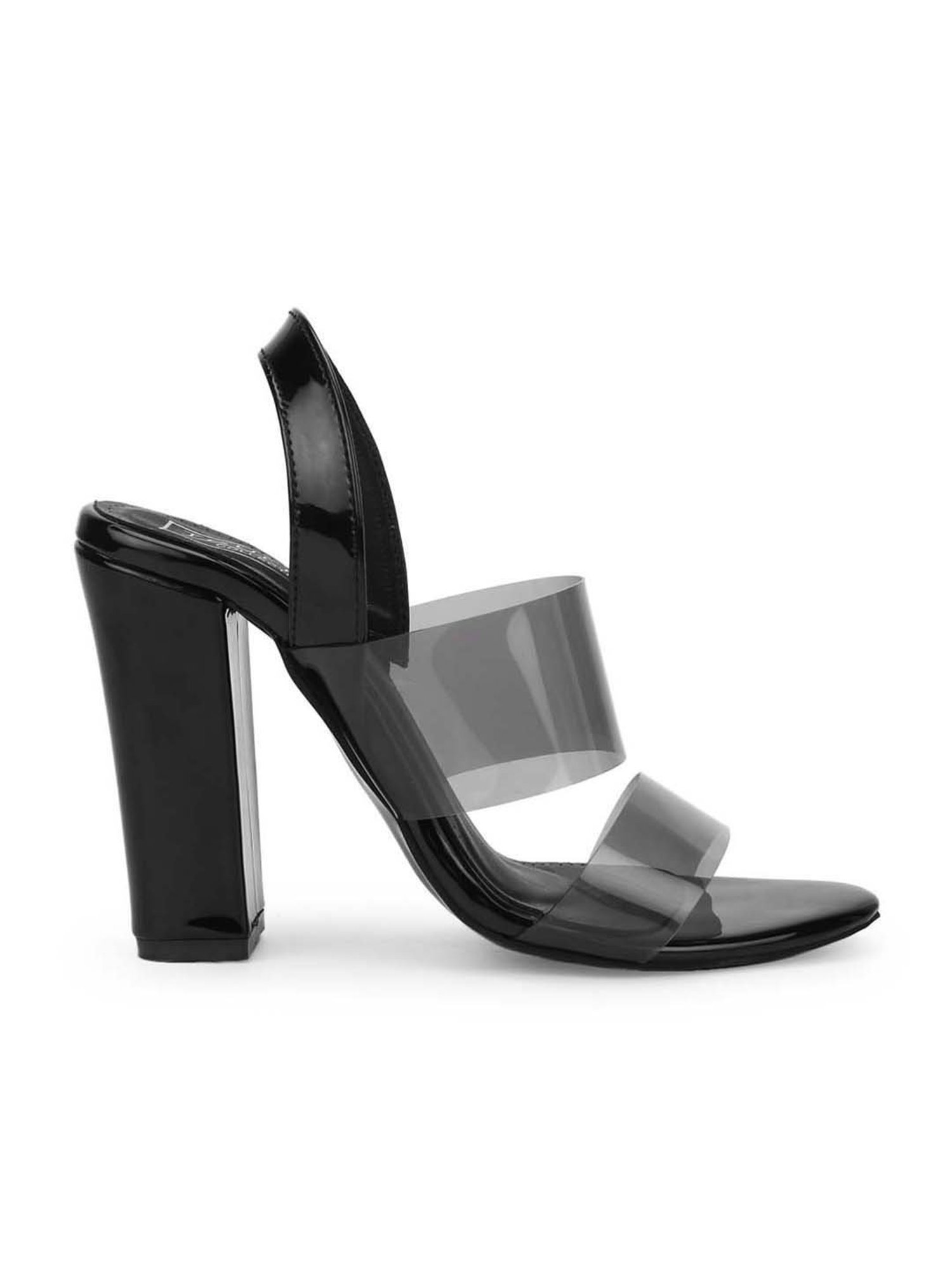 Truffle Collection Women's Black Back Strap Sandals