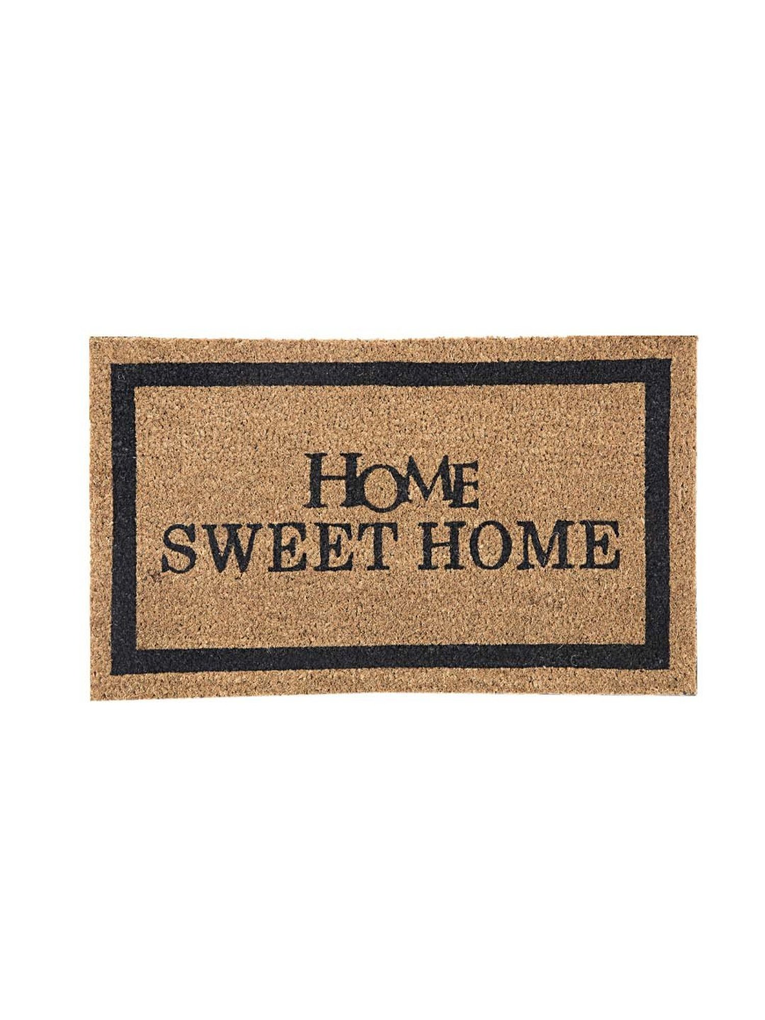 SWHF Home sweet home Brown & Black Pvc Medium Door & Floor Mat