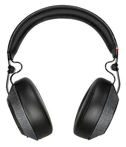 House of Marley, Liberate XLBT Bluetooth Wireless Over-Ear Headphones - 12 Hour Playtime, Removable 1-Button Microphone, Foldable Over Ear Design, Comes with Stash Bag, EM-FH041-MI Midnight