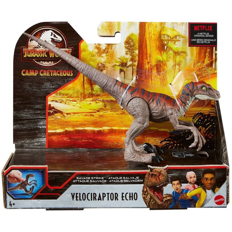 Jurassic World: Camp Cretaceous  Savage Strike Velociraptor Echo Figure